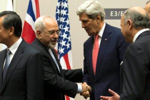 Kerry & Zarif shake hands
